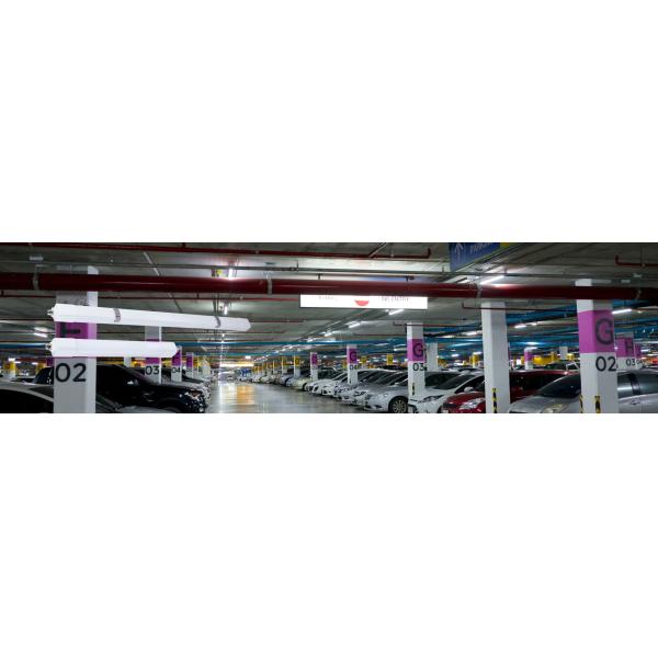 18W IP66 5 Years Warranty LED Tri-Proof Light With Fireproof PC Material For Display Racks Warehouse