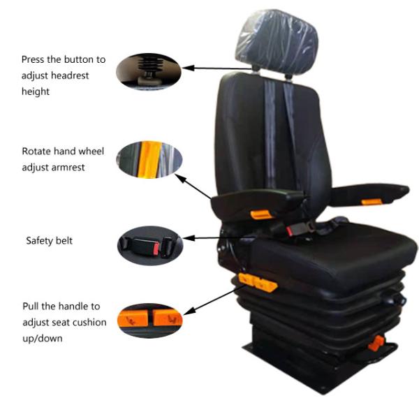 Coal Equipment Mining Seats Operator Seat For Construction Machines