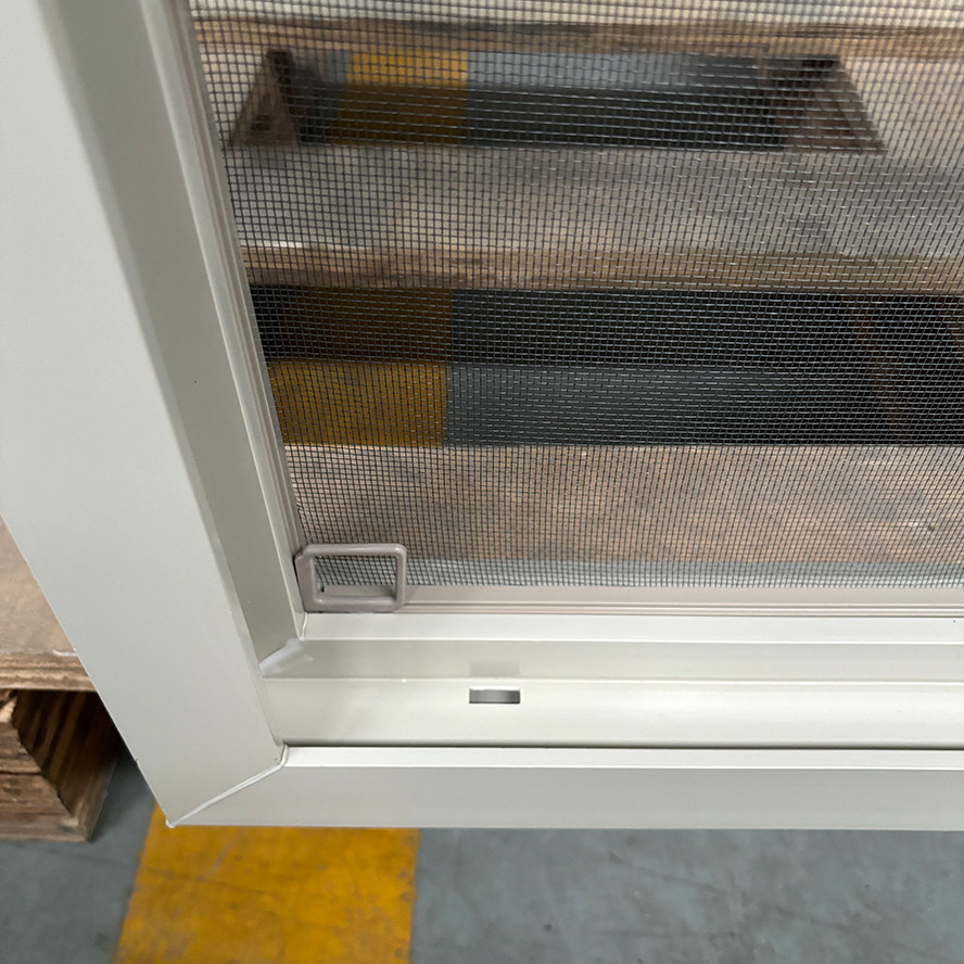Customized Size UPVC Single Hung Window with PVC Material and 1.4mm-1.8mm Thickness