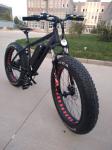 500 Watt Mountain Beach Fat Tire Motorized Bike With Lcd Display , Low Noise