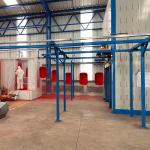 Conveyorised Automated Powder Coating Line Plant ISO9001