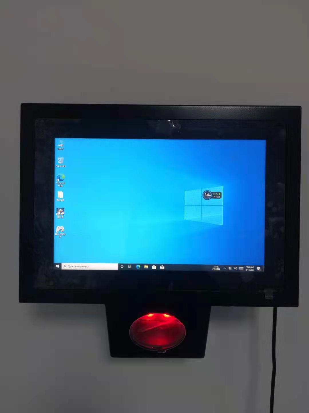 Supermarket Shop 10.1inch POS System with Android 7.1/Windows 10 and Built-in Barcode Scanner