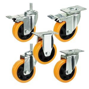 Wholesale Industrial-grade Casters 3 Inch Wheel Width 5-3/4 Inch Overall Height for Heavy-duty Applications from china suppliers