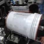 18L water drum large air pressure automatic screen printing machine for sale