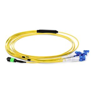 Wholesale US CONNEC Singlemode MPO Products Mpo Optical Fiber Fanout Patch Cord MTP LC 12 Core from china suppliers