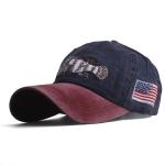 Curved Brim Blank Fitted Baseball Caps Custom Embroidery 52cm For Kids