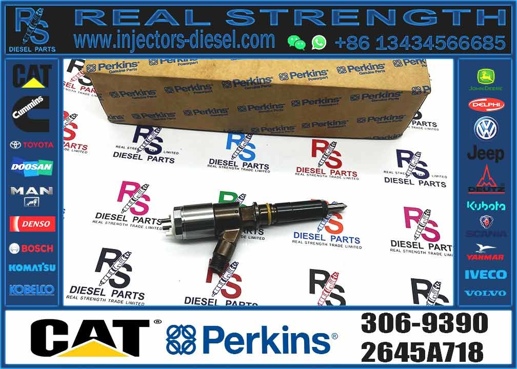 Diesel Fuel Engine Injector 306-9380 2645A734 306-9390 10R-7674 Fuel Injector For Cat Excavator Engine C6 C6.4