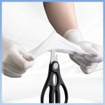 Ultra Strong White Disposable Nitrile Gloves Multi Purpose 8Mil Nitrile