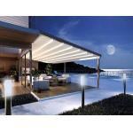 China Garden Waterproof Removable PVC Retractable Roof Pergola for sale