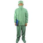 Dust Proof 100D 98% Cotton Antistatic Coveralls ESD Smock