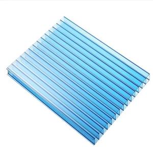 Wholesale 10mm Weather Resistance Transparent Polycarbonate Twin Wall Roofing Sheet for Greenhouse Covering from china suppliers