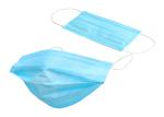 Blue Hygienic Face Mask 3 Ply Disposable Earloop Face Mask For Surgical