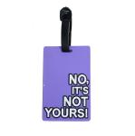 Carton Silicone Letter Boarding Baggage Tags for Trolly Hanging Tag Travel