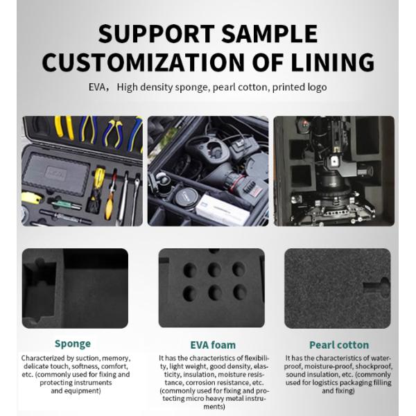UV Protection Multifunctional Plastic Toolbox with 304 Hinges and Ergonomic Handle for Professional Use