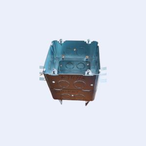 Wholesale Steel Circular Electrical Box 1/2 3/4 Inch Knockouts Pre Galvanized from china suppliers