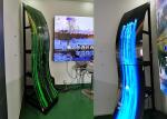 65 Inch Curved OLED Video Wall 400cd/M2 Floor Standing Digital Signage