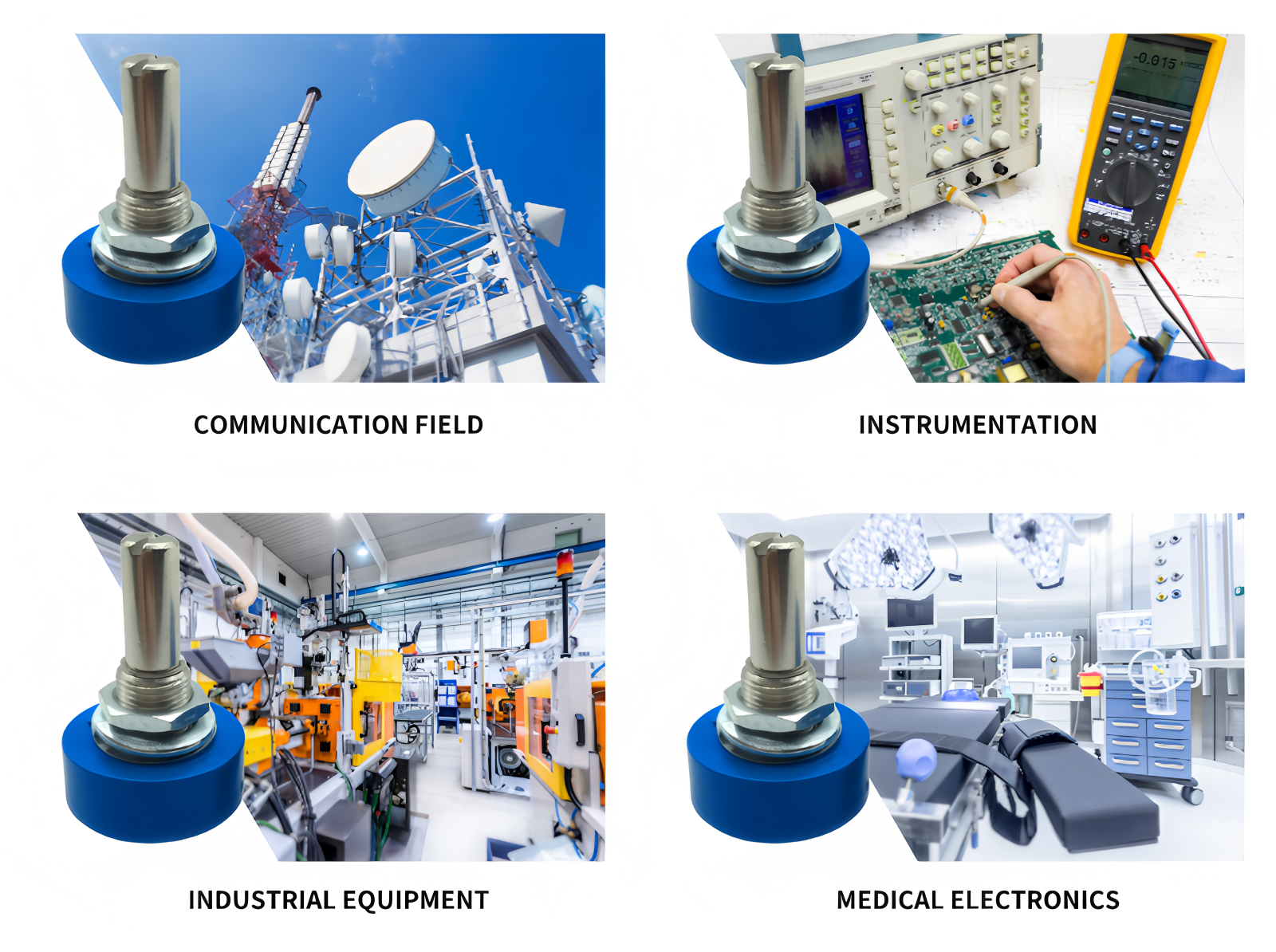357 Precision Potentiometer, 10K Waterproof, Long Service Life