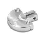 CNC machined anodized colourful aluminum cartridge grip for tattoo machine