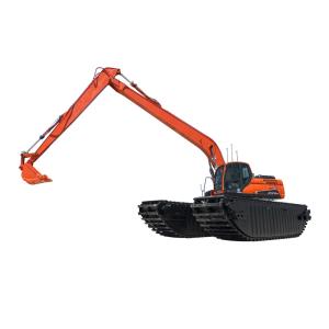 Wholesale 20 Ton 30 Ton Amphibious Excavator Swamp Excavator With Pontoon Dredging Pump from china suppliers