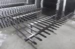 Metal 1.8m(H)x2.4m(W) spear top steel garrison fencing for AU market