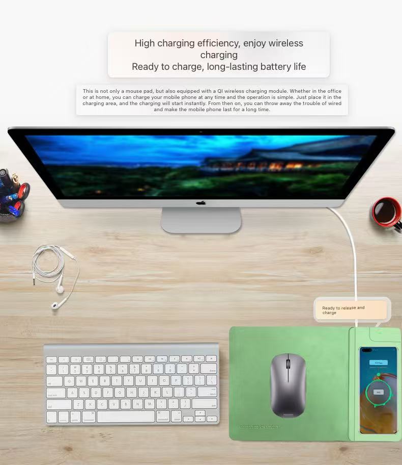 Smart Watch Compatible 2-in-1 Wireless Charger with Multi-Functional Folding Design
