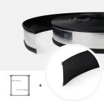 Weatherproof Black Sign Channel Letter Trim Cap High Strength