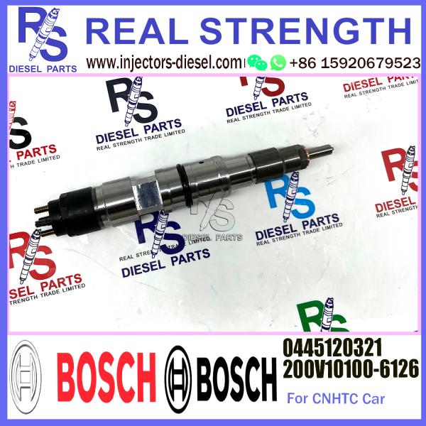 Diesel Fuel Parts Common Rail Fuel Injector 0445120321 200V10100-6126 For Heavy