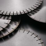 350mm Laser Welding Diamond Saw Blade for Marble Ceramic Ti-Coated Edge Height 0