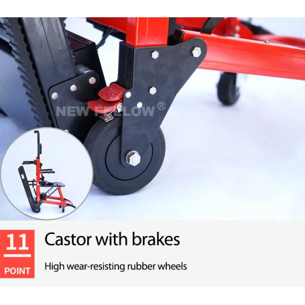 Electric Portable Stair Climbing Power Wheelchair Lift For 160kg Load - Bearing