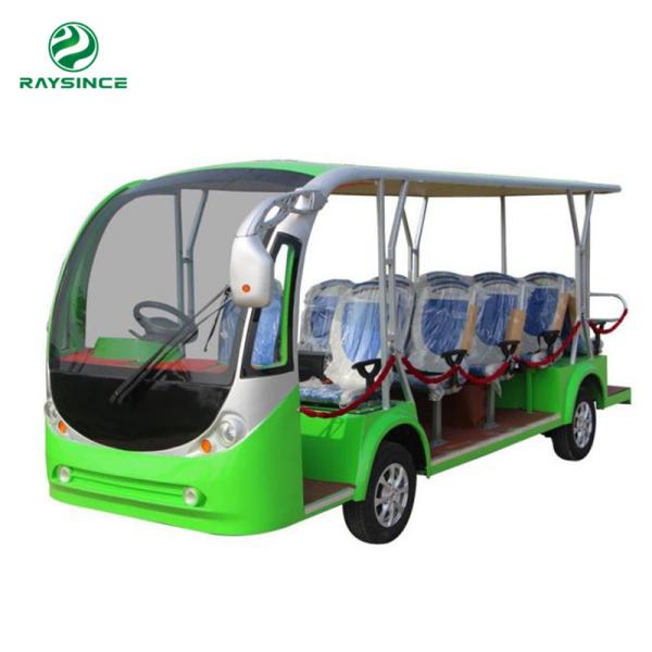 72V battery operated electric sightseeing car new energy shuttle bus good