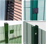 heavy gauge Anti climb welded security fence 358 wire mesh fence