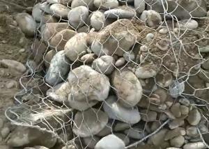Wholesale Anti Corrosion Woven Mesh Bag / Durable Gabion Sacks 2.7 Mm Wire Gauge from china suppliers
