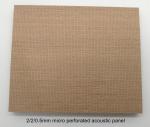 Fireproof High Sound Absorption 2/2/0.5mm Microperforated Acoustic Wall Panels