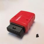 Stable Red OBD Car Adapter , Bent Pin Motorcycle OBD2 Adapter