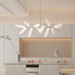 Dining room chandelier glass lamp nordic creative modern simple atmospheric