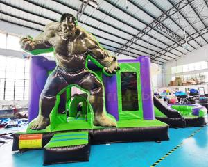 Wholesale OEM Inflatable Bounce House Combo Super Hero Bouncy Castle from china suppliers