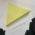 Transparent Bright Silver PET Adhesive Sticker For Pharmaceutical Industry