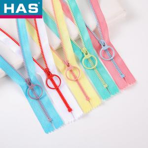 Wholesale Open End Plastic Zippers Smooth Coloured Zippers Nickel Free from china suppliers
