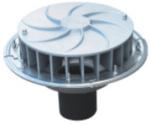PN6 50mm 90mm 110mm HDPE Draining Fittings Siphon Flat Roof Drain