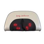 4 Node Shiatsu Heated Pillow Massager 110V Auto Shut Off Black