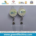 Chirstmas Red Fashionable Promotional Gift Retractable Reel Holder W/Strap