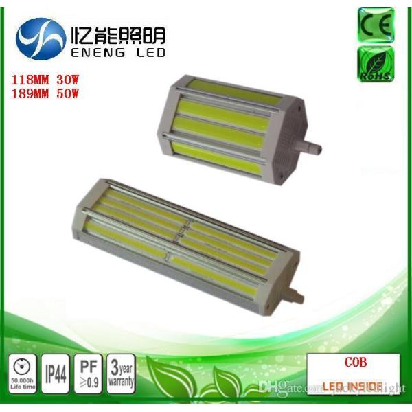 high power J189mm led cob R7S 50W led r7s light 220degree anglereplace halogen lamp AC85-265V