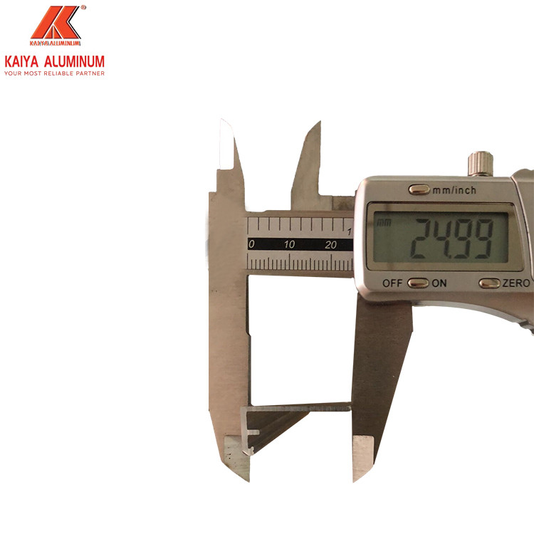 Anodized Nickel Aluminum L Trim 25mm Tile Trim For Hotel