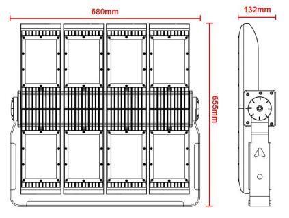 Advertizing Cree Led Flood Lights , Black Housing Led Outside Flood Lights