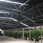30x100ft Single Span Greenhouse Light Deprivation System Blackout Greenhouse For