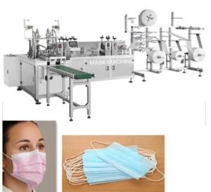Wholesale 3 Phase 380V Automatic Surgical Face Mask Machine Raw Material Non - Woven Fabric from china suppliers