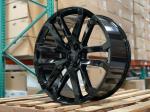 22 Replica Wheels Black Rims Fits 6lug Yukon Sierra Chevy Tahoe LTZ Silverado
