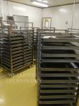 Large Drying Oven , Energy Saving Continuous Tray Dryer for fish
