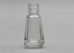 Transparent Glass Empty Nail Varnish Bottles Custom Color For Personal Care