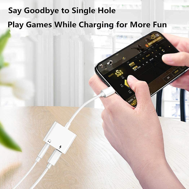 2 in 1 USB C to 3.5mm jack AUX Headphone earphone dongle Adapter for Samsung Note goole pixel 4 4XL 3 3XL 2 2XL